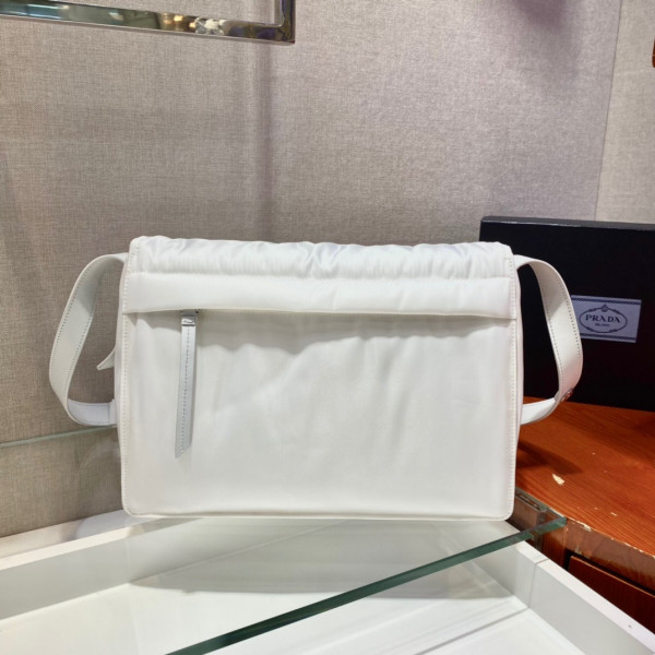 Pra*a medium padded nylon shoulder bag