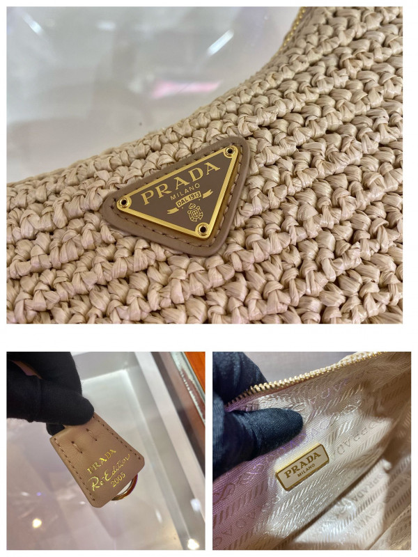 Pra*a re-edition 2005 raffia bag