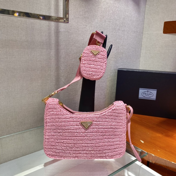 Pra*a re-edition 2005 raffia bag