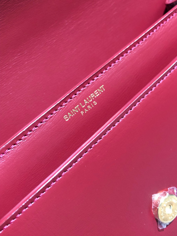 Y*L medium sunset satchel in smooth leather