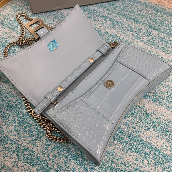 Ba*len*cia*ga hourglass chain bag