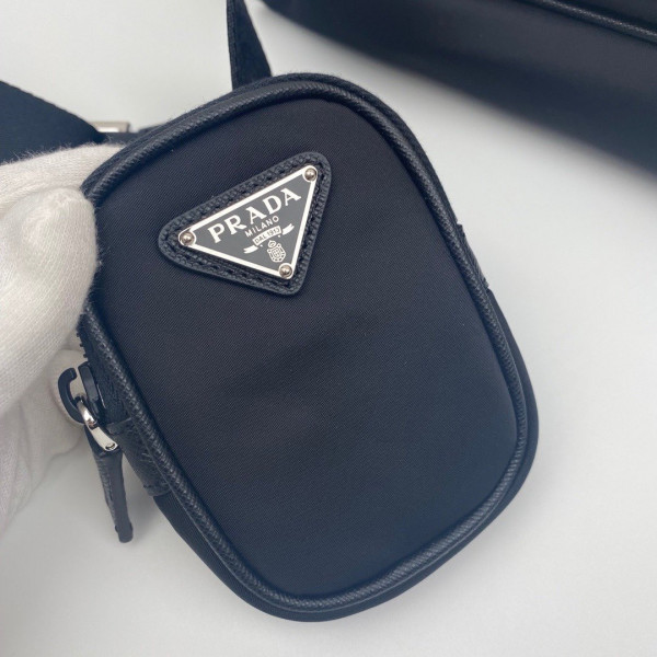 Pra*a nylon cross-body bag