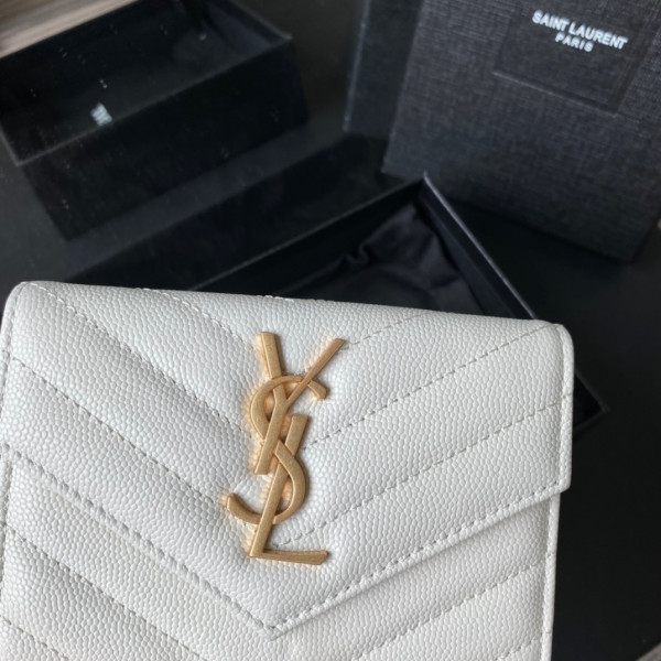 Y*L monogram small envelope wallet in