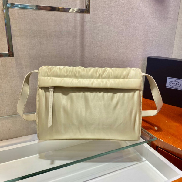 Pra*a medium padded nylon shoulder bag