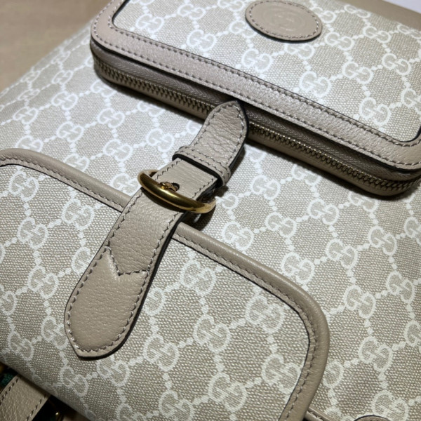 G*u*i backpack with interlocking g