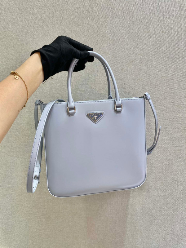 Pra*a large brushed leather tote