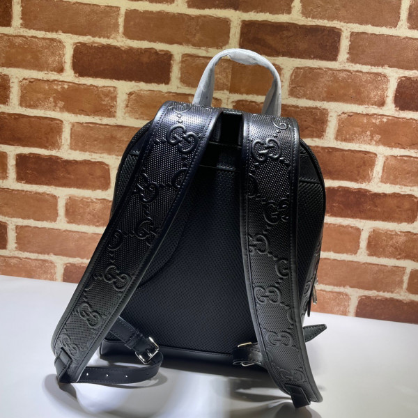 G*u*i gg embossed backpack