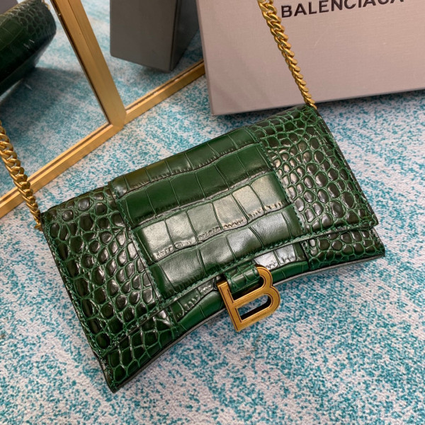 Ba*len*cia*ga hourglass chain bag
