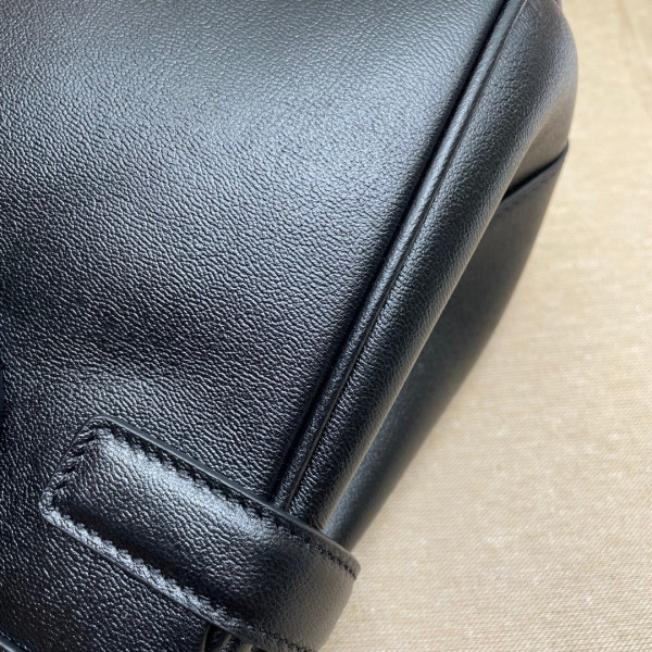 G*u*i small top handle bag with double g