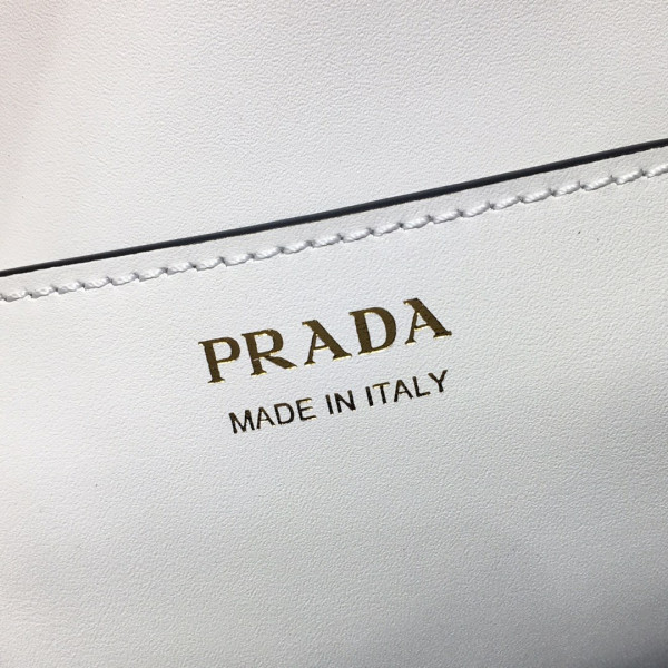 Pra*a saffiano leather bucket bag