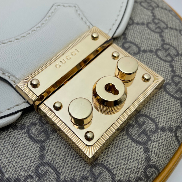 G*u*i padlock small shoulder bag
