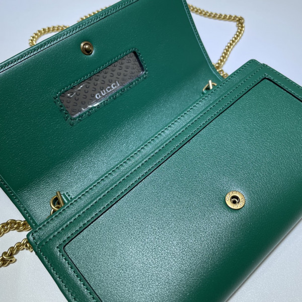 G*u*i diana chain wallet with bamboo