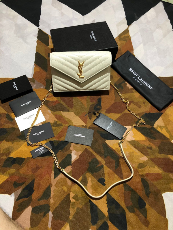 Y*L cassandre matelassÉ chain wallet