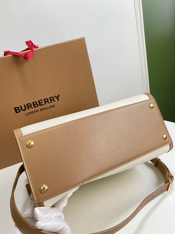 B**rry small vintage check two-handle title bag