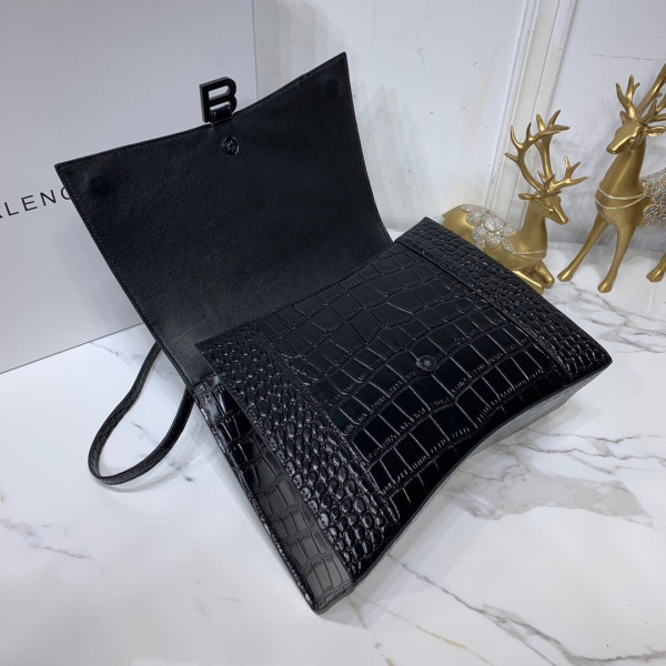 Ba*len*cia*ga hourglass top handle bag