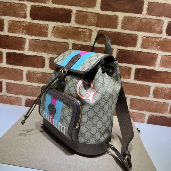 G*u*i backpack with interlocking g