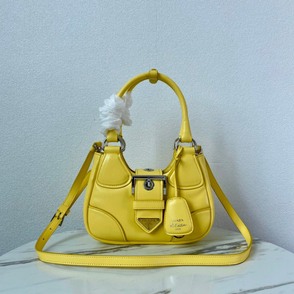Pra*a moon padded nappa-leather bag