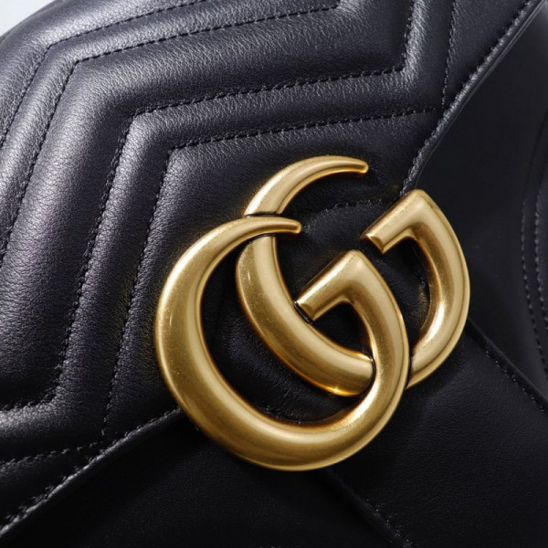 G*u*i gg marmont medium top handle bag