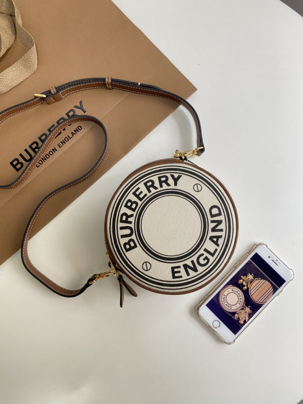 B**rry logo graphic canvas and leather l0*ise bag