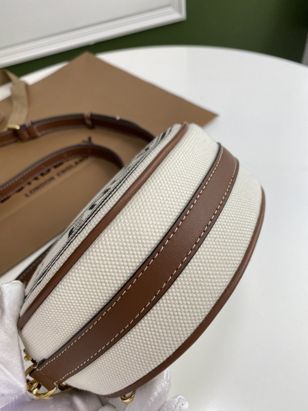 B**rry logo graphic canvas and leather l0*ise bag