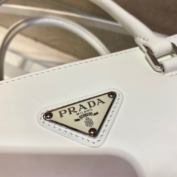 Pra*a large brushed leather tote