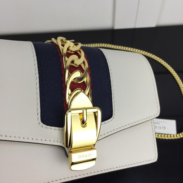 g*u*i sylvie leather S*per mini bag