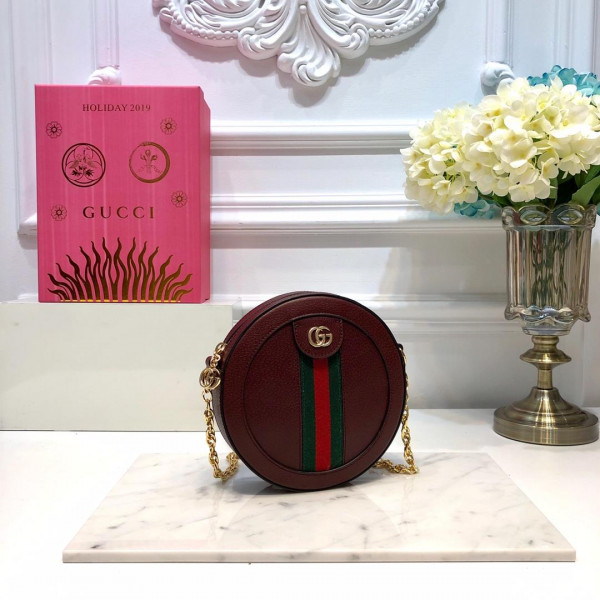 G*u*i ophidia mini round shoulder bag