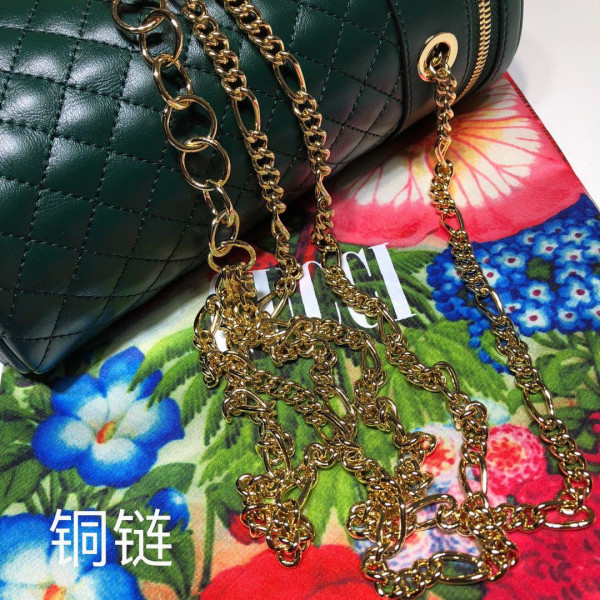 G*u*i quilted leather belt bag