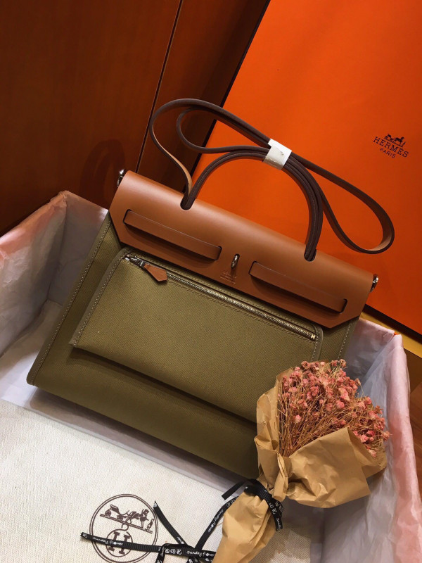 H**mes herbag 31cm all handmade
