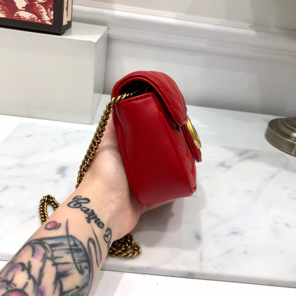 g*u*i gg marmont S*per mini bag