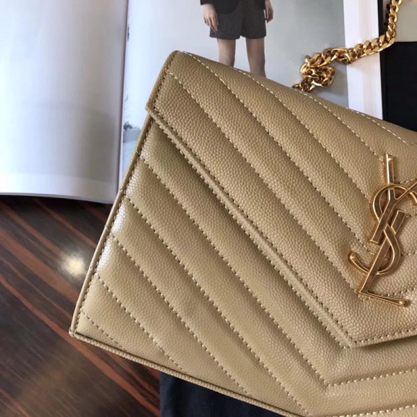 Y*L cassandre matelassÉ chain wallet