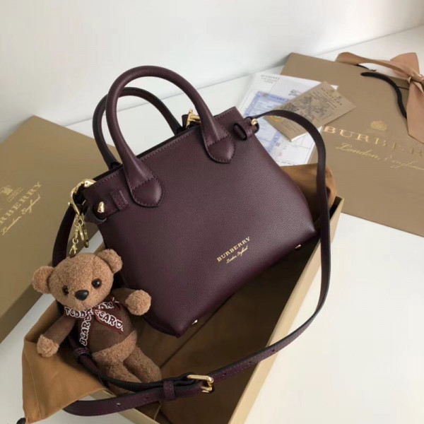 B**rry the baby banner in leather and house check