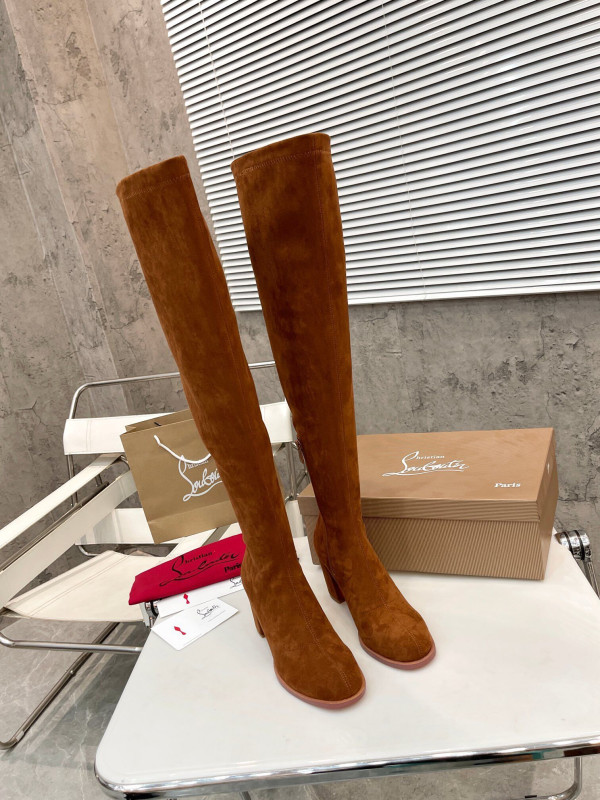 Ch**an louboutin high boots