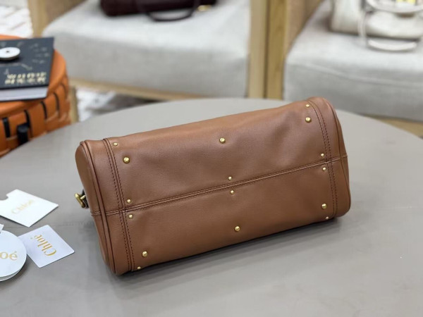 Chloe Paddington bag in grained leather - 36*18*18cm