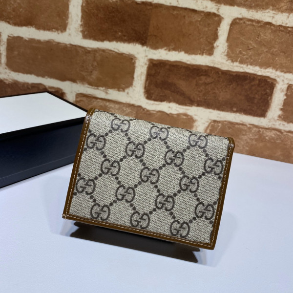 G*u*i horsebit 1955 card case wallet