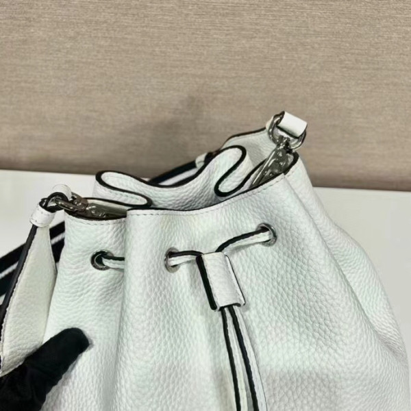 Pra*a  leather bucket bag