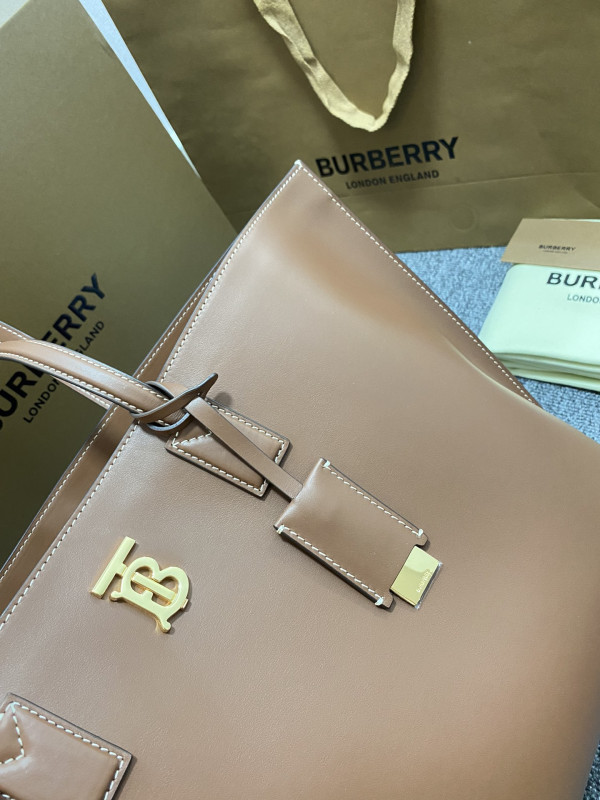 B**rry medium check tote bag-34*14*28cm