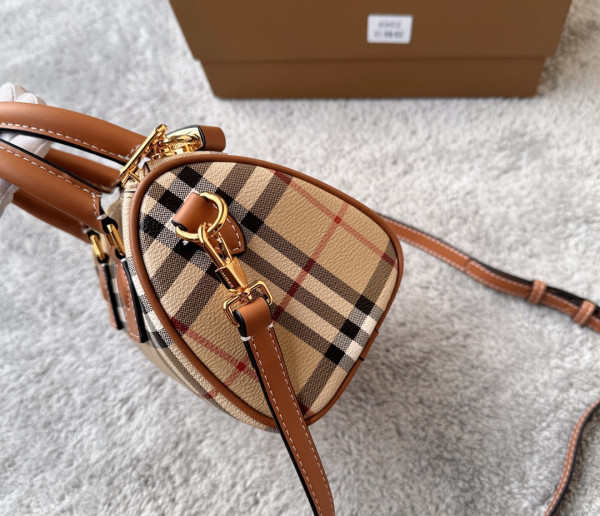 B**rry mini check bowling bag-18.5*11*12cm