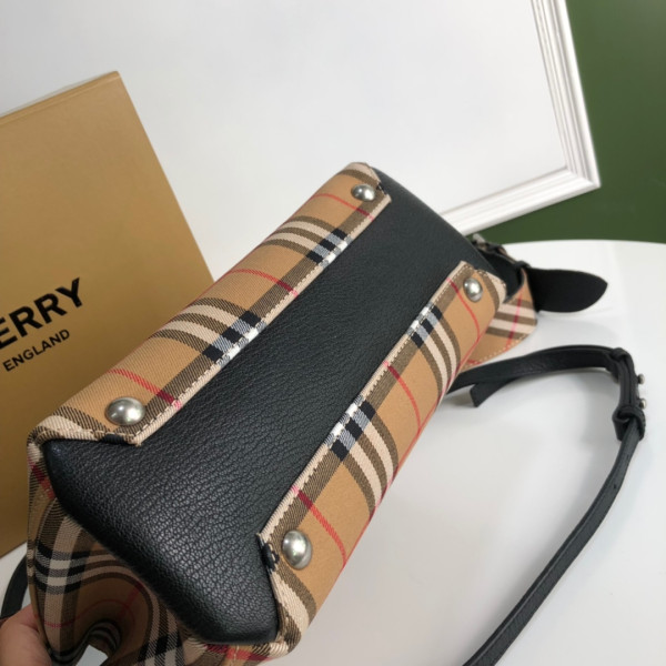 B**rry medium check bowling bag-30*15*21cm