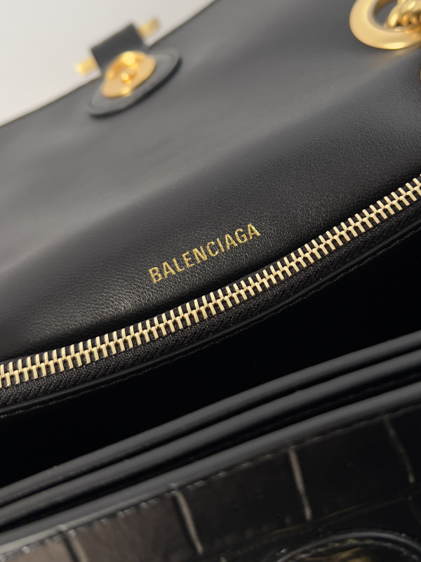 Ba*len*cia*ga hourglass bag-25.5*10*15.5cm
