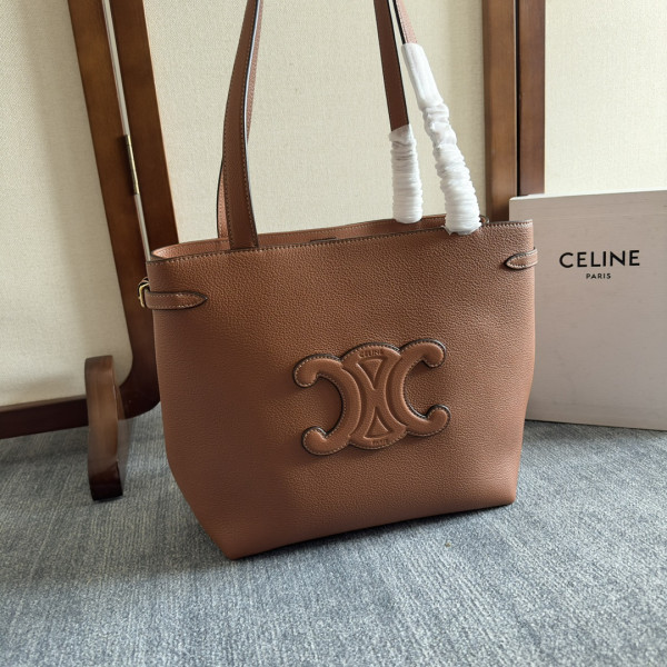 CELIN* SMALL CABAS ANAÏS CUIR TRIOMPHE-28x24x12CM