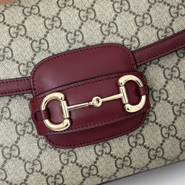 G*u*i horsebit 1955 soft small shoulder bag-25.9*17.5*9.9cm