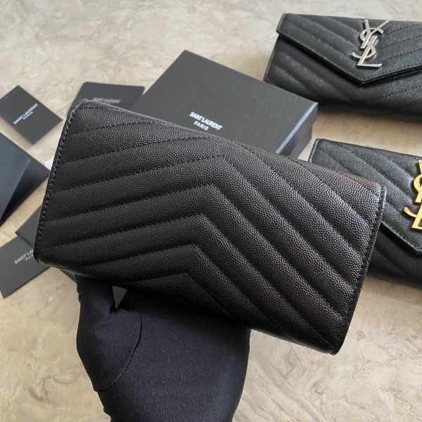 Y*L monogram large flap wallet