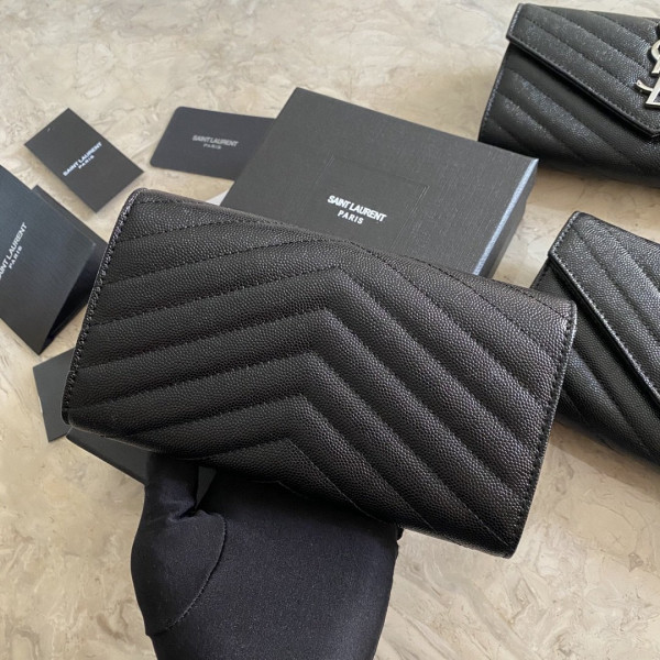 Y*L monogram large flap wallet