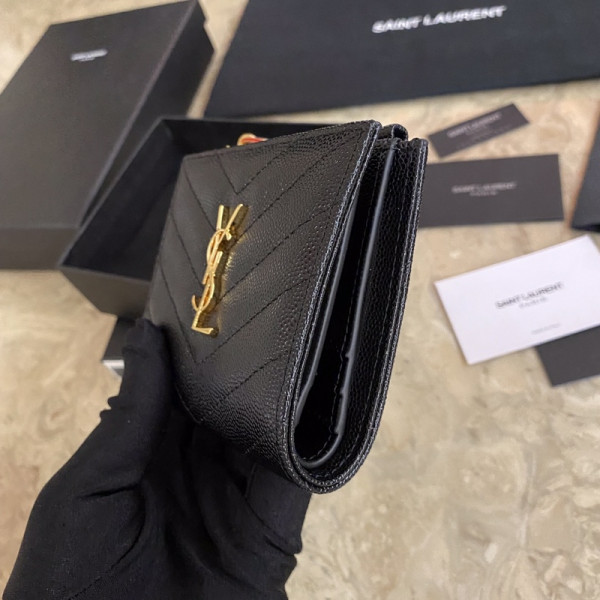 Y*L monogram zipped card case