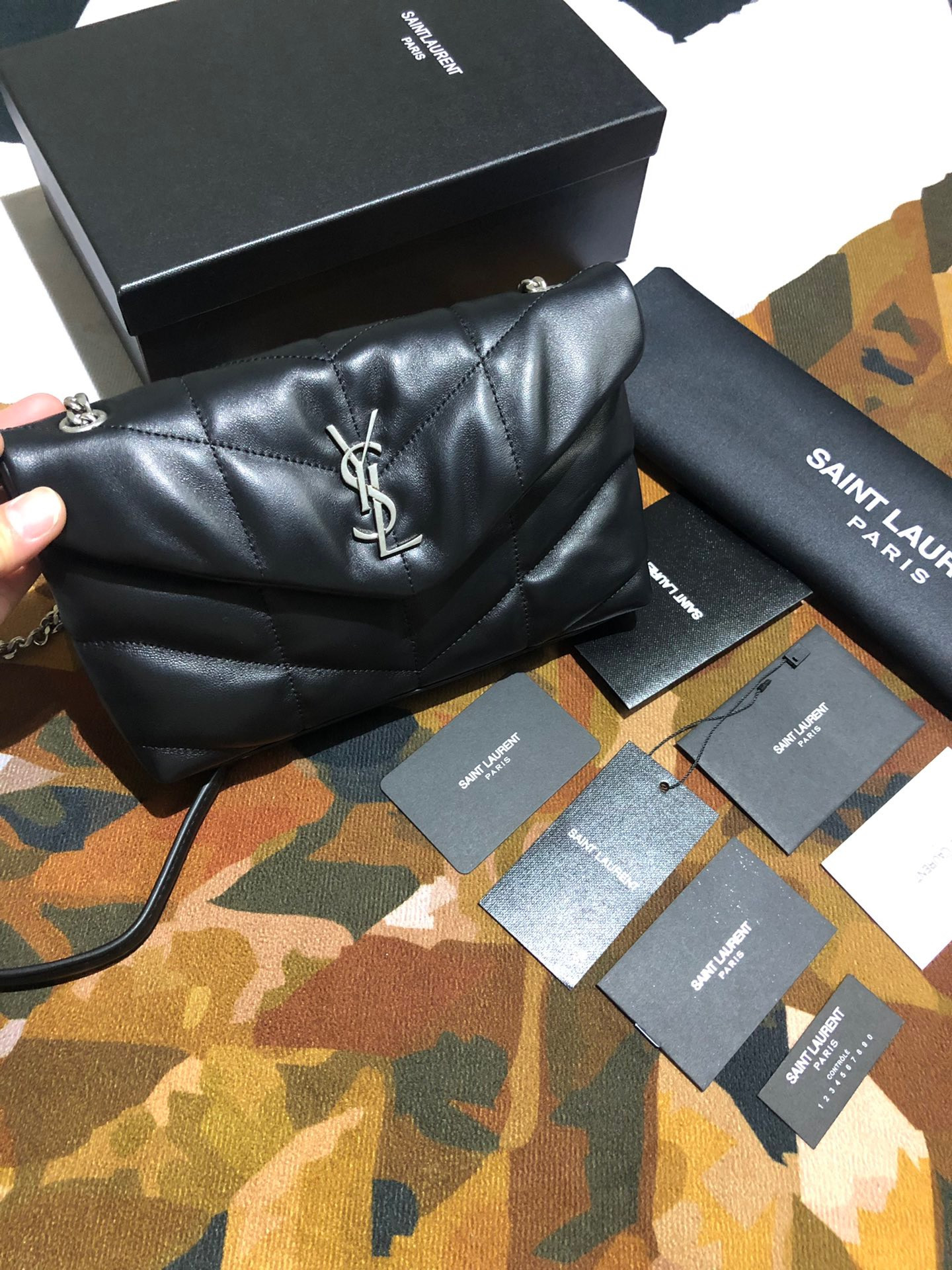 Y*L mini puffer small chain bag