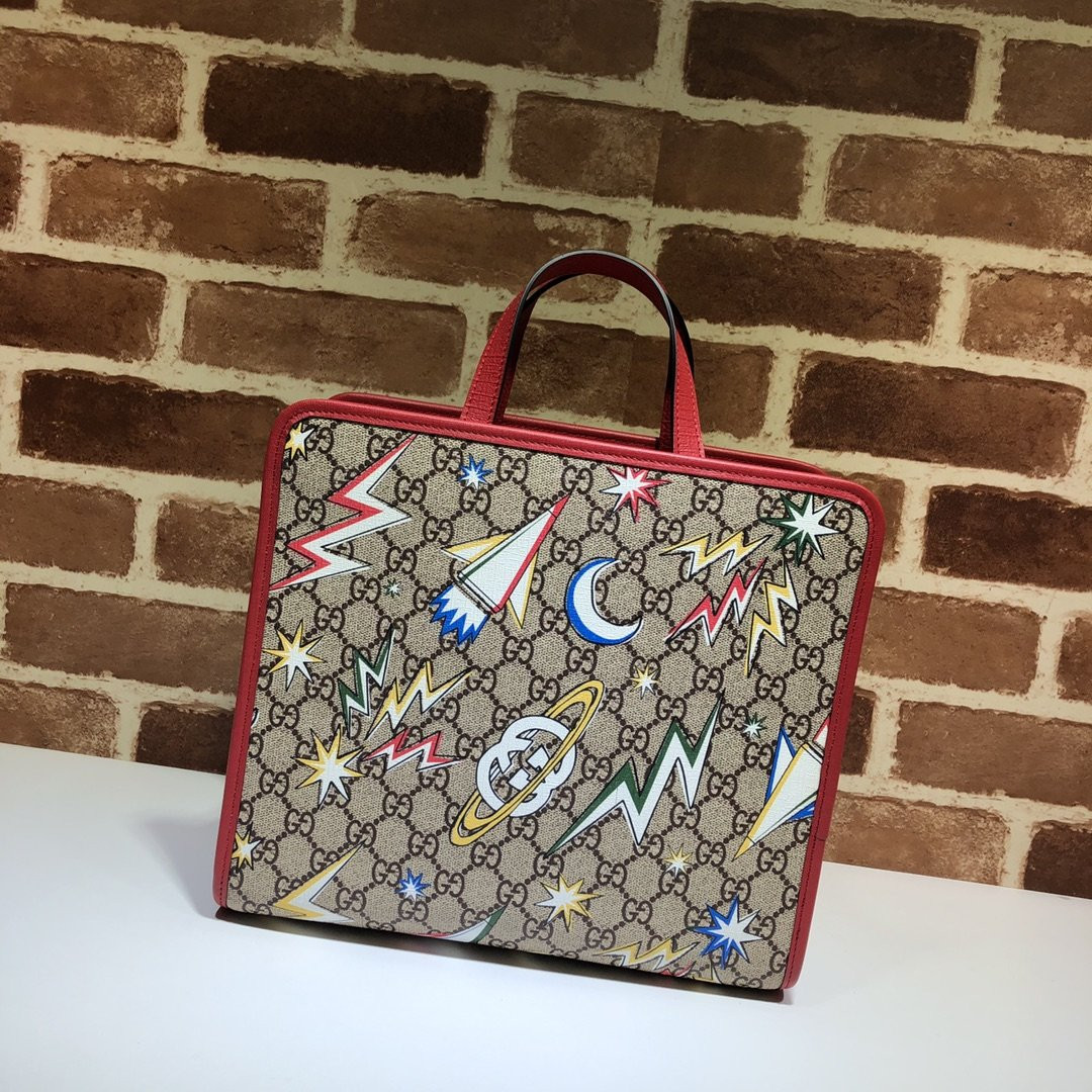 G*u*i children's gg space print tote bag