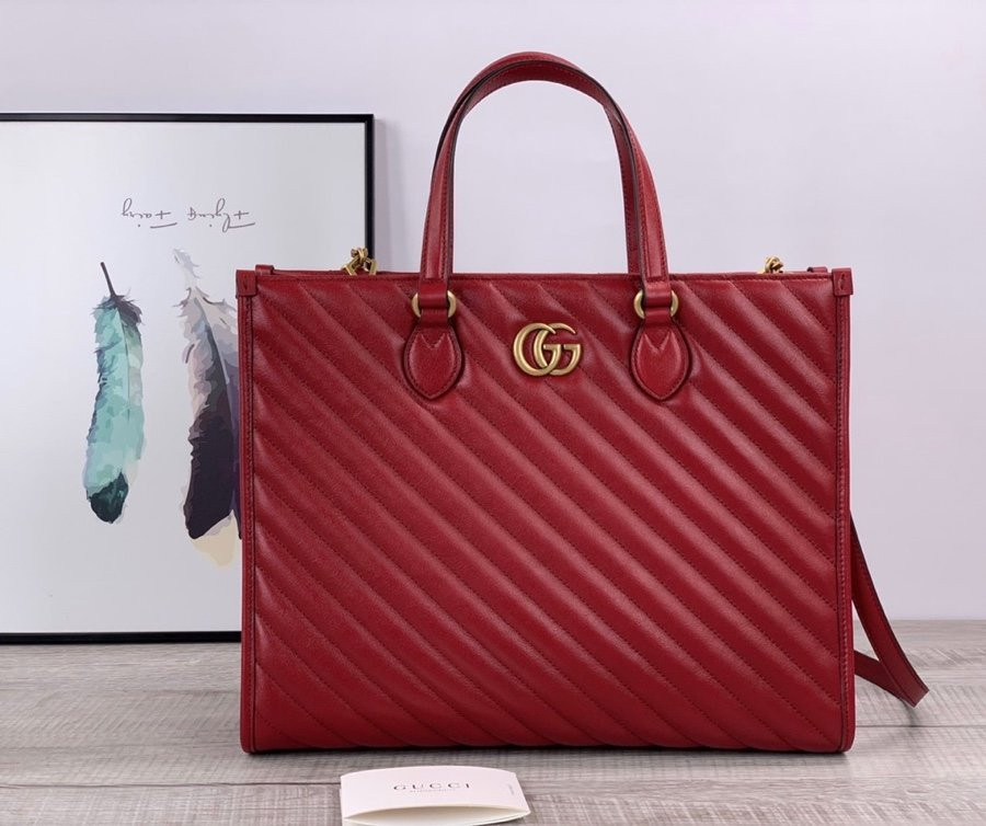 G*u*i gg marmont medium tote bag