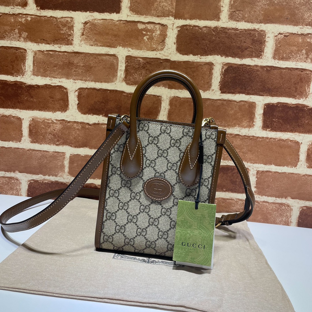 G*u*i mini tote bag with interlocking g