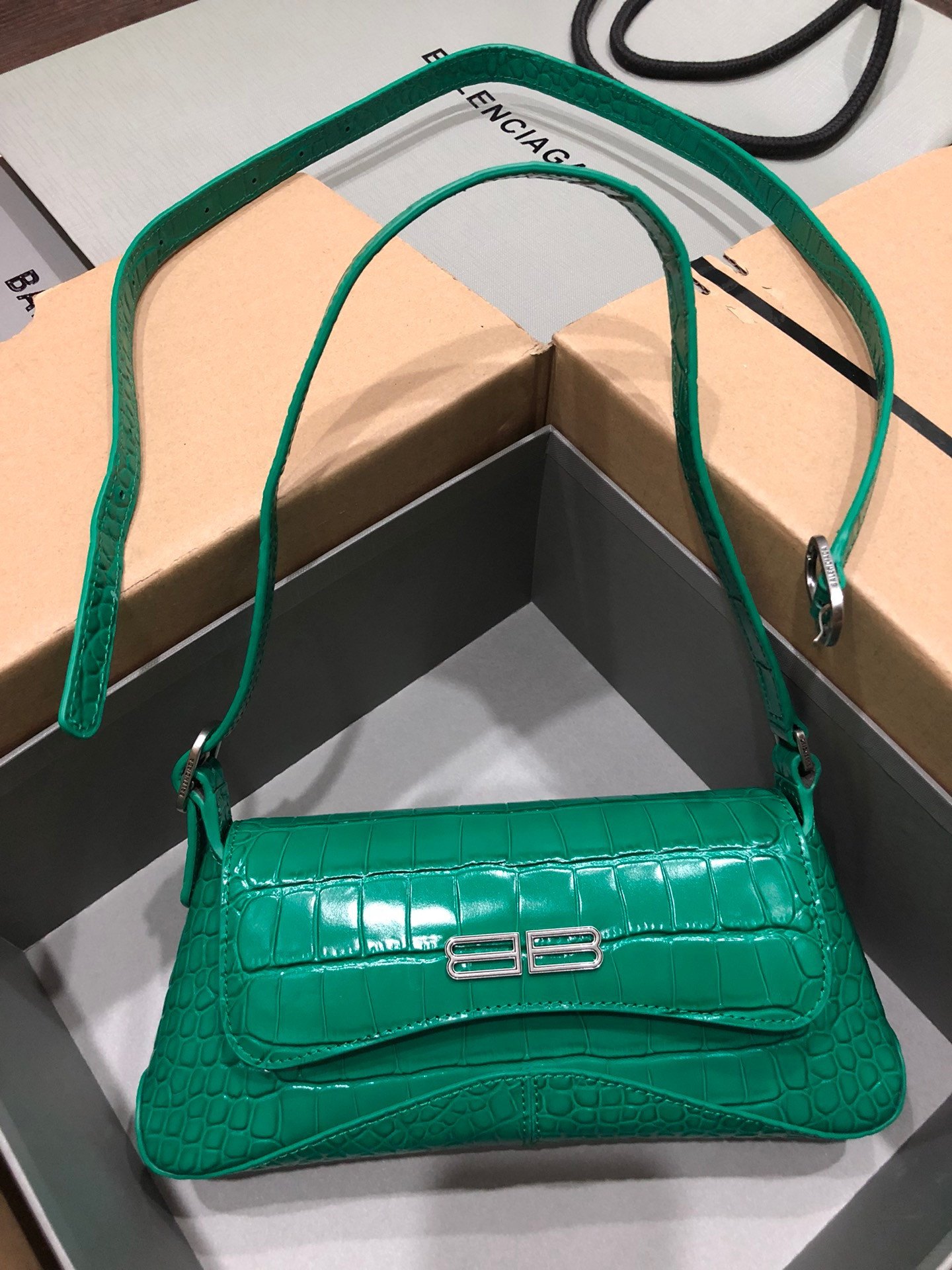 Ba*len*cia*ga xx small flap bag box